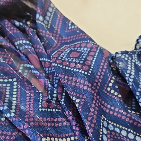 Christopher & Banks Blue and Black Scarves - Picture 2 of 4